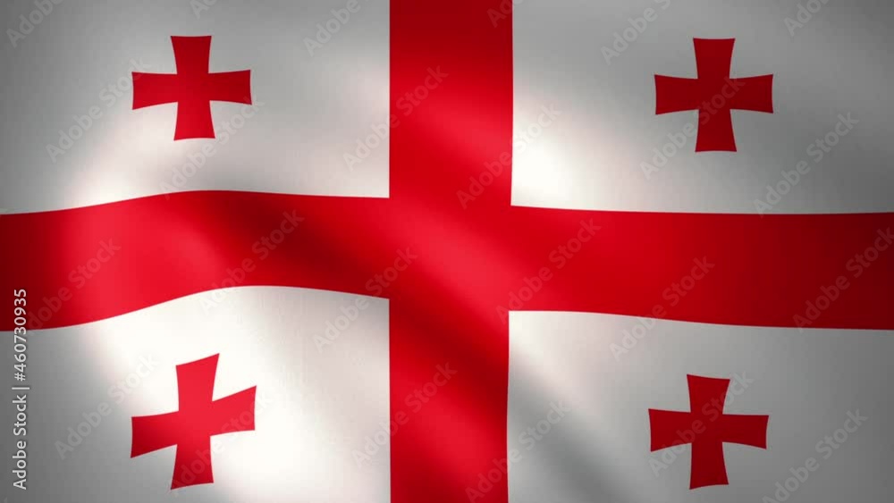 Flag of Georgia Waving in the Wind (CG | LOOP) Flag of Georgia Waving in the Wind (CG | LOOP)
