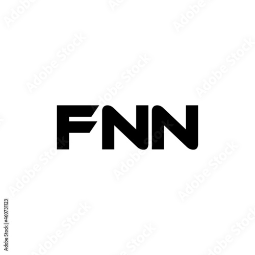 FNN letter logo design with white background in illustrator, vector logo modern alphabet font overlap style. calligraphy designs for logo, Poster, Invitation, etc.