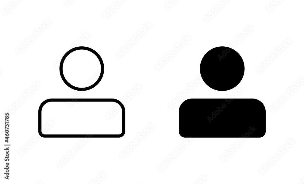 User Icons set. person sign and symbol. people icon. User Icons set. person sign and symbol. people icon.
