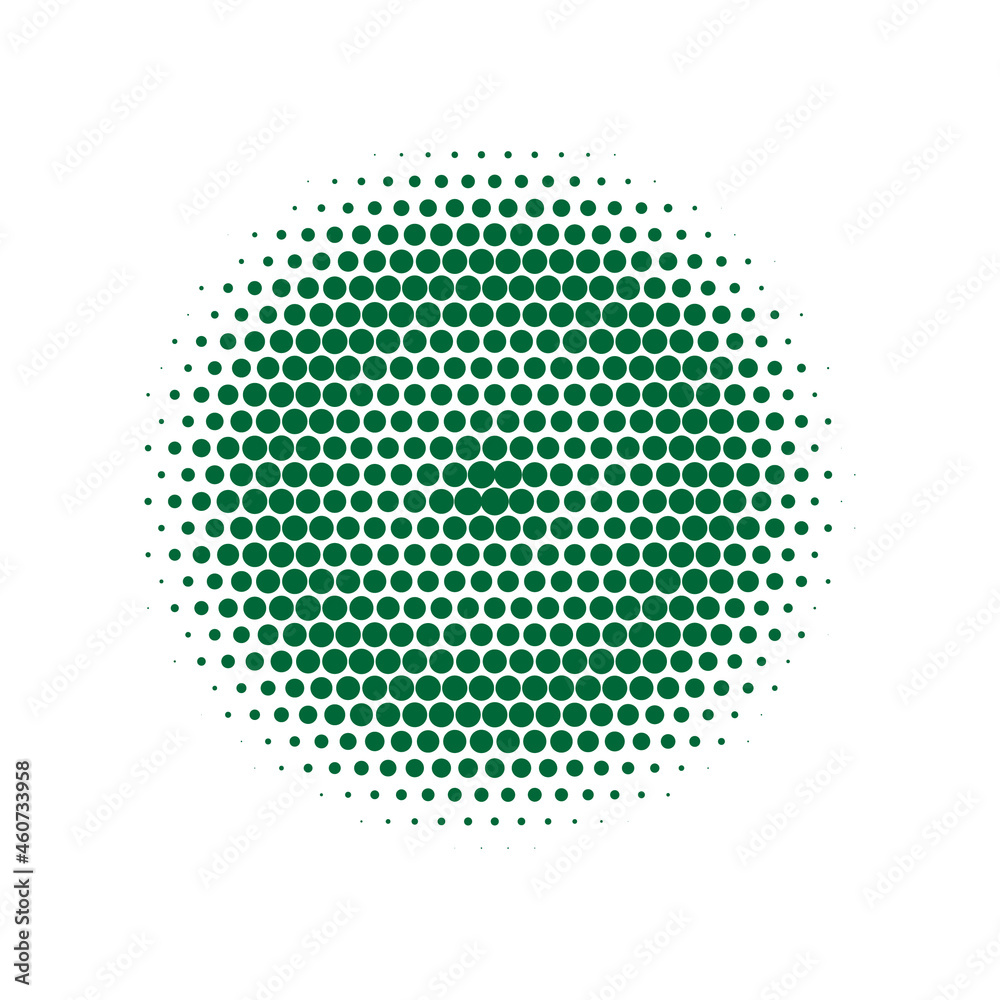Green Halftone Shape. Abstract Backdrop. Texture Backdrop. Dot Grunge. Circle Backdrop. Gradient Element. Graphic Grunge. Effect Set. Design Shape.