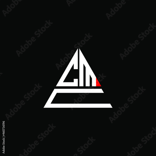 CMU letter logo creative design. CMU unique design
