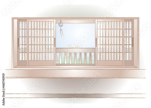 和室のベクターイラスト