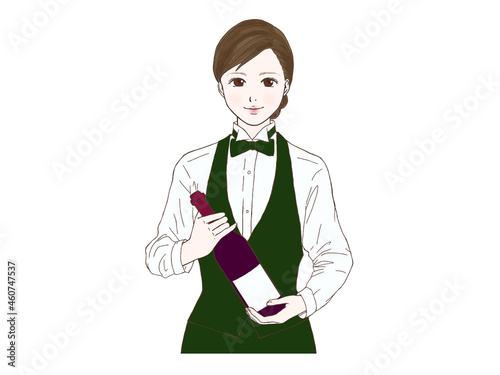 ソムリエの女性_ワイン