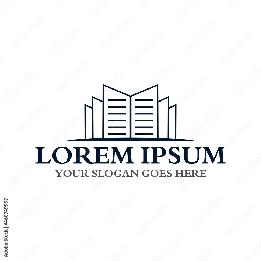 book store logo , education logo book store logo , education logo