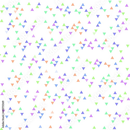 三角模様の背景素材 ブルー系
