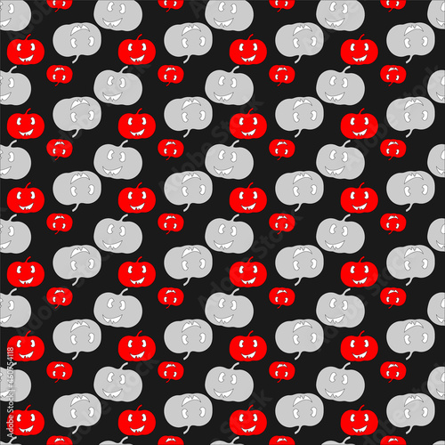 Halloween seamless pattern with pumkin.Can be used for wallpaper, web page background, surface textures.