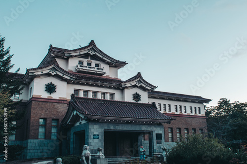 japanese castle in the city