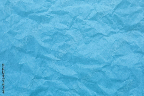 Blue paper with wrinkles texture
