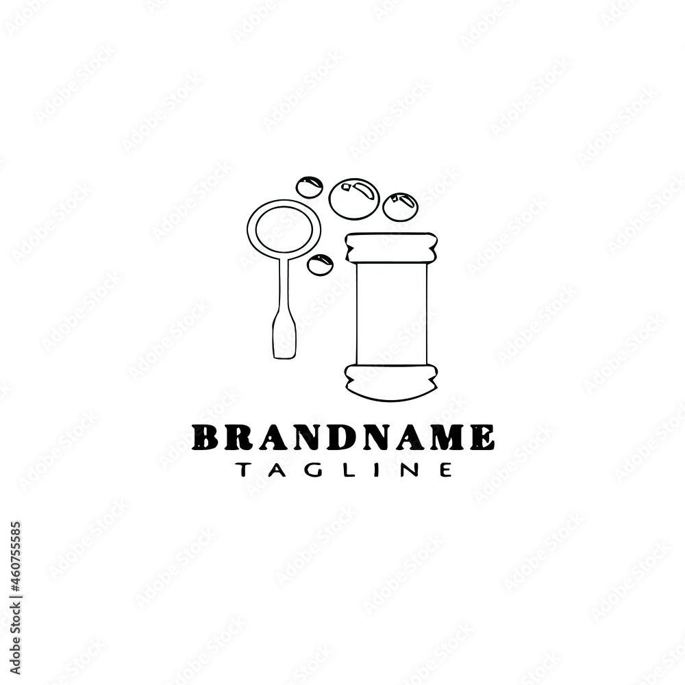 bubble blowers logo cartoon icon template isolated vector illustration