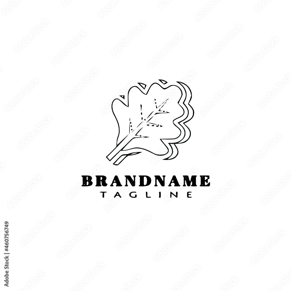leaf logo simple icon design template black isolated vector illustration