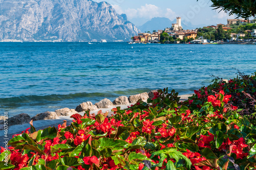 Lake Garda and the historic center of Malcesine. © Nicola Simeoni