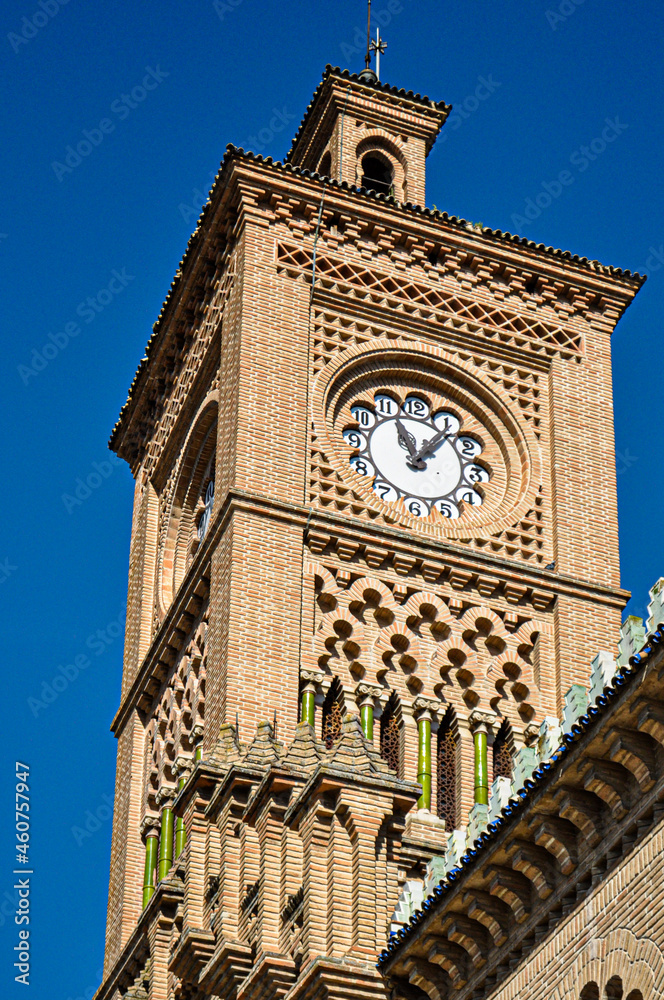 Toledo, Spain, details of architecture from the Roman and Visigoth Periods. Toledo is built mostly in the Gothic style of architecture, but it also demonstrates characteristics of the Changing style.