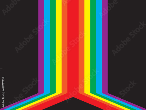 Lgbtq+ vector illustration color gay lesbian bisexual homosexual transgender rainbow symbol of lgbt symbol templates for pride month.
