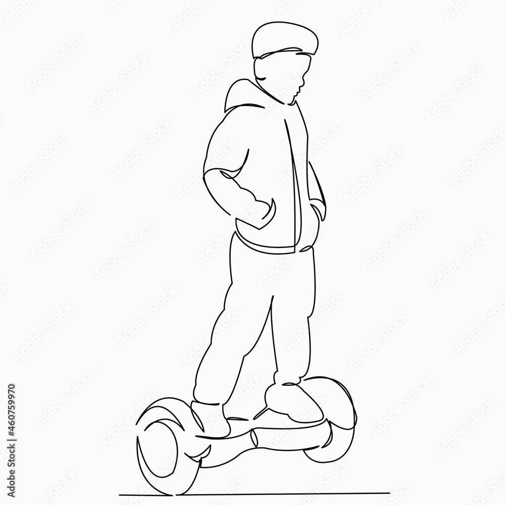 boy on a hoverboard boy on a hoverboard