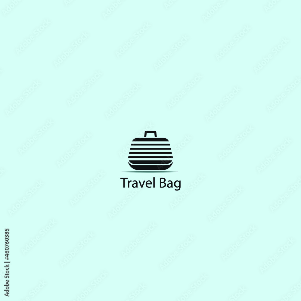 Travel bag icon . Vector illustration
