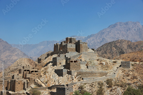 The historic village Al Ain, Saudi Arabia photo