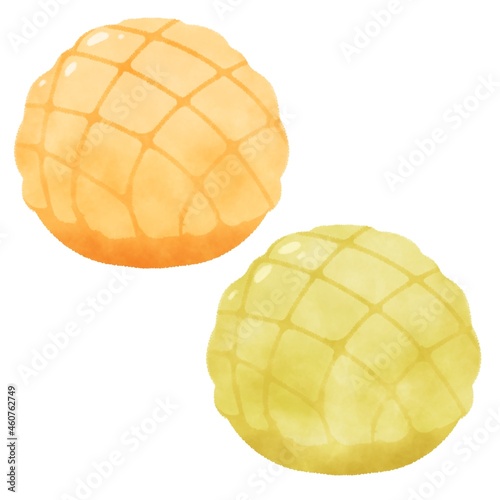 メロンパン イラスト