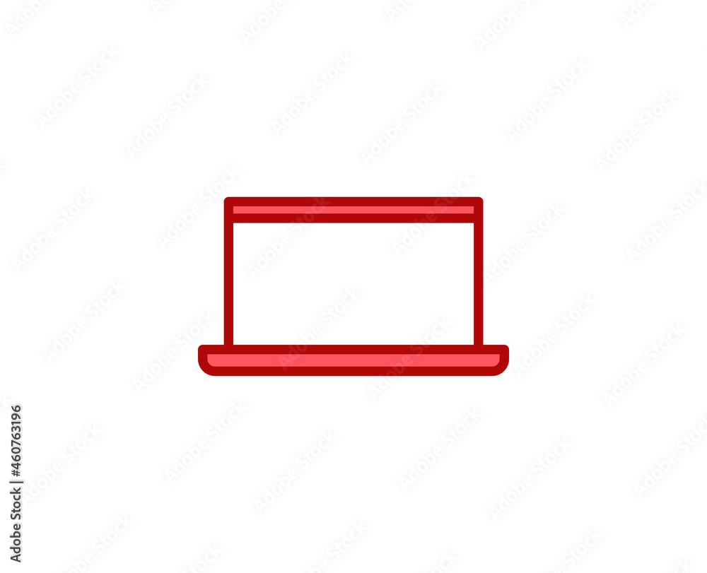 Line Laptop icon isolated on white background. Outline symbol for website design, mobile application, ui. Electronics pictogram. Vector illustration, editorial stroсk. Line Laptop icon isolated on white background. Outline symbol for website design, mobile application, ui. Electronics pictogram. Vector illustration, editorial stroсk.