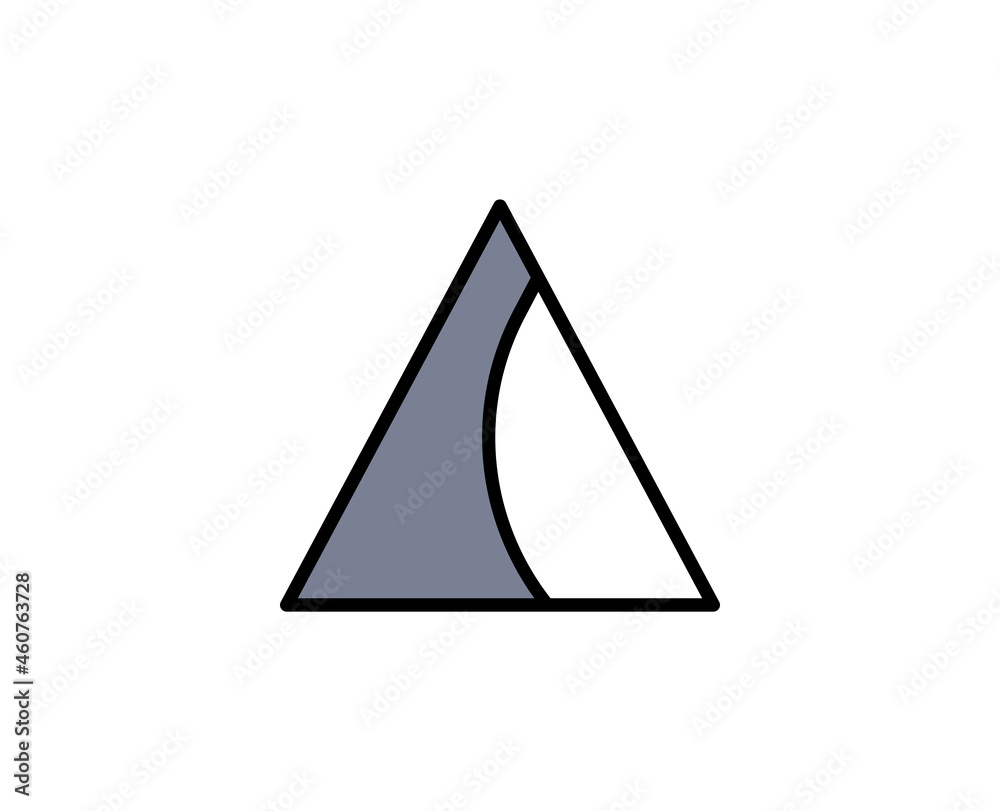 Mountain premium line icon. Simple high quality pictogram. Modern outline style icons. Stroke vector illustration on a white background. Mountain premium line icon. Simple high quality pictogram. Modern outline style icons. Stroke vector illustration on a white background.