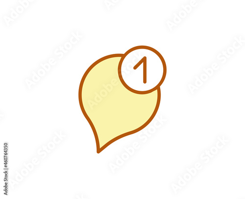 Message premium line icon. Simple high quality pictogram. Modern outline style icons. Stroke vector illustration on a white background. 