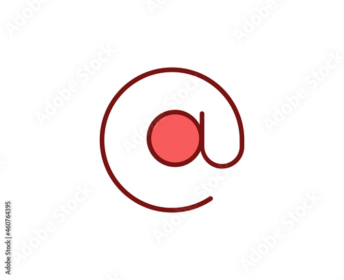 E-mail premium line icon. Simple high quality pictogram. Modern outline style icons. Stroke vector illustration on a white background. 