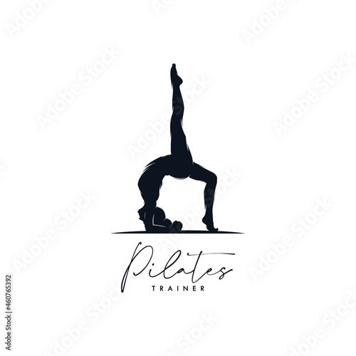 Pilates Yoga Logo Identity design