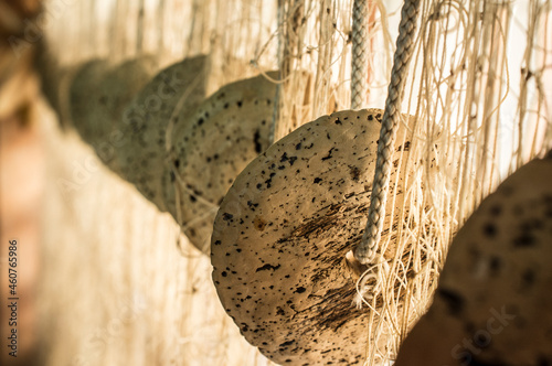 River drif net cork floaters photo