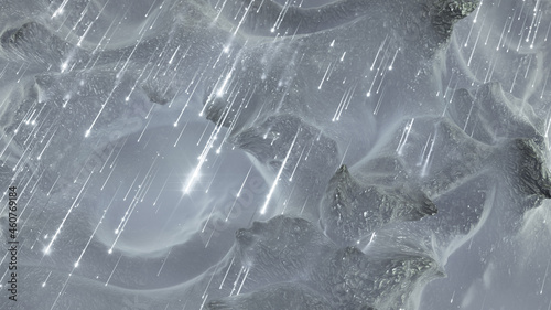 Sci-fi white background 3D ...