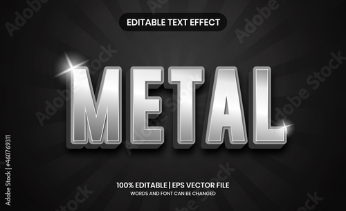 Editable 3D vector text effect