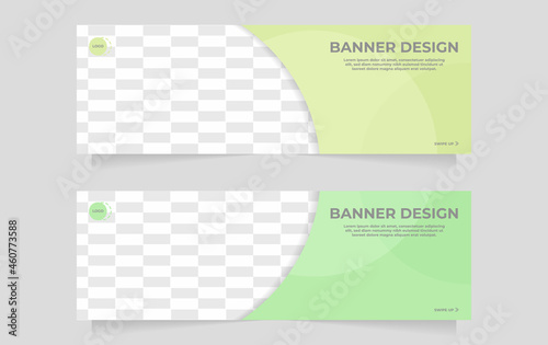 Vector abstract design web banner template. Web Design Elements - Header Design.Modern design vector illustration