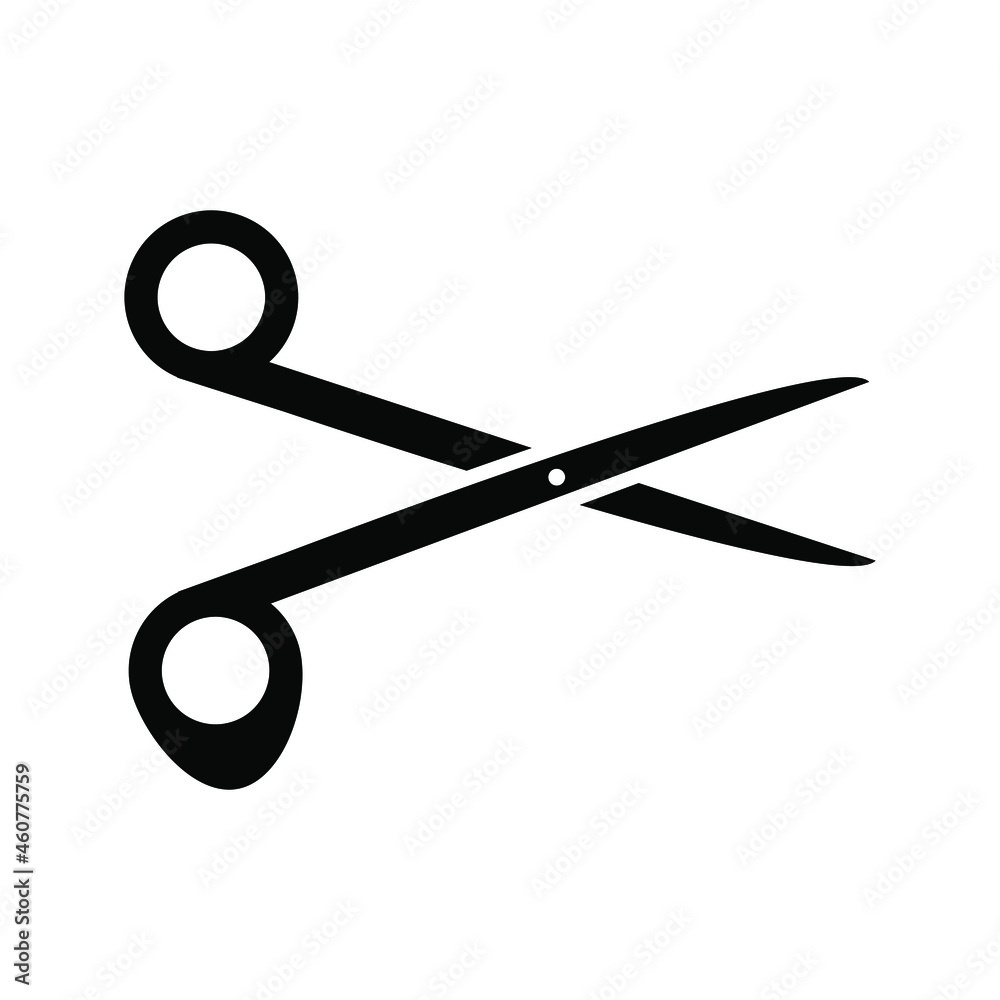 Scissors vector icon. barber illustration sign. cut symbol. hairdresser logo. Scissors vector icon. barber illustration sign. cut symbol. hairdresser logo.