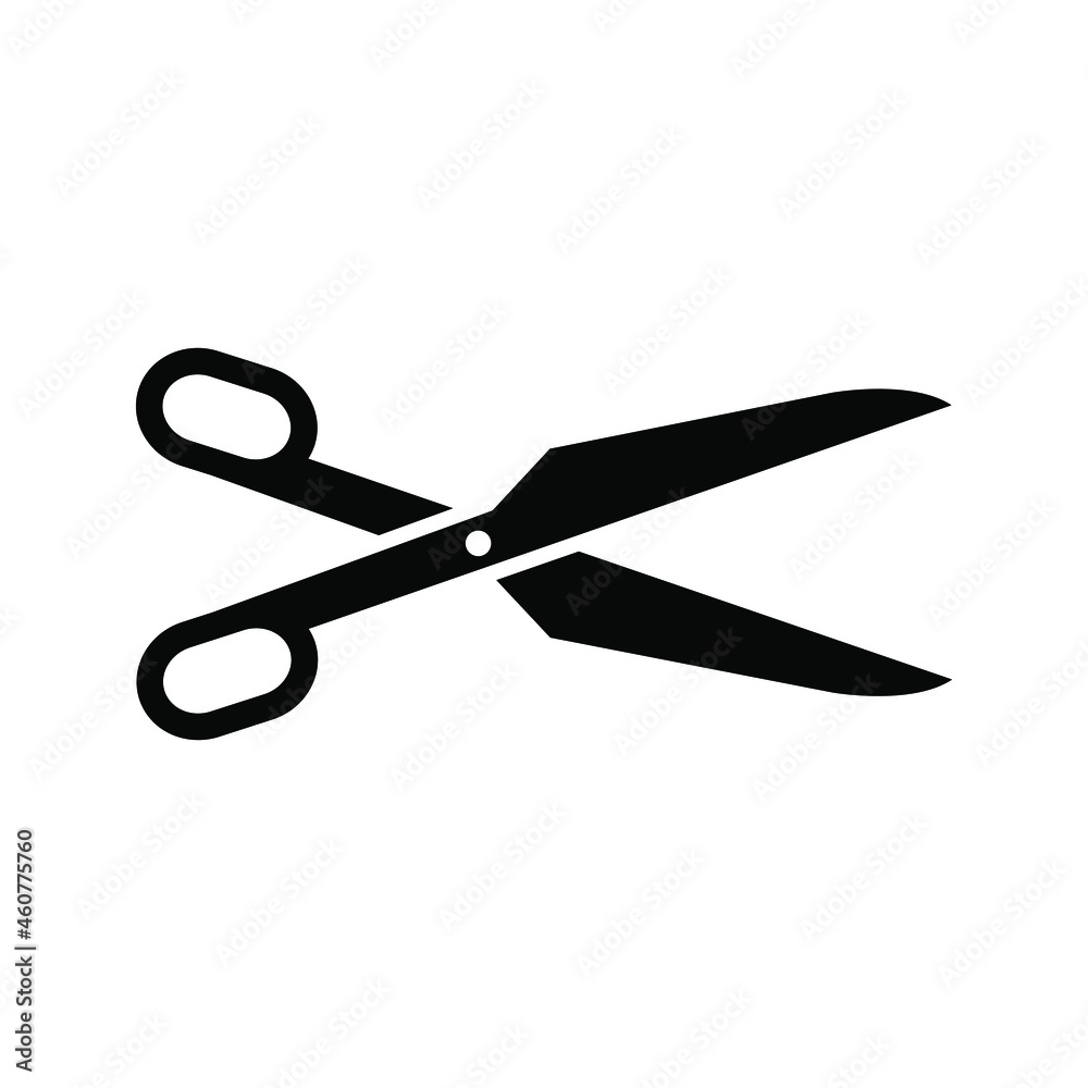Scissors vector icon. barber illustration sign. cut symbol. hairdresser logo. Scissors vector icon. barber illustration sign. cut symbol. hairdresser logo.