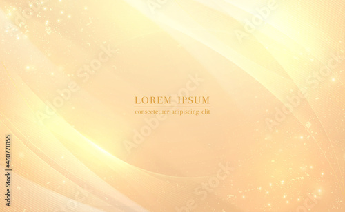 Abstract background with line wave and light shine. Vector illustration