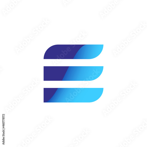 E letter modern logo