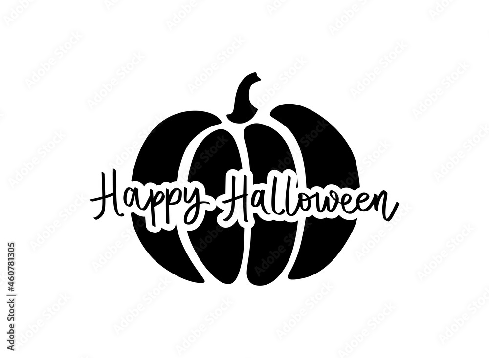 Cute Halloween vector pumpkin illustration. Cartoon autumn symbol Cute Halloween vector pumpkin illustration. Cartoon autumn symbol
