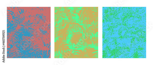 Abstract organic background, floral textured pattern, green cosmetic label template, vector botanic backdrop, sale card with flat herbal design elements, packaging natural cosmetic, ecology banner.