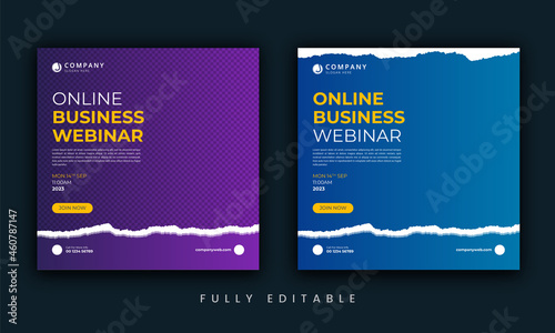 Digital marketing social media post. Social media template. Instagram post template banner. Digital business marketing banner. Square flyer template design