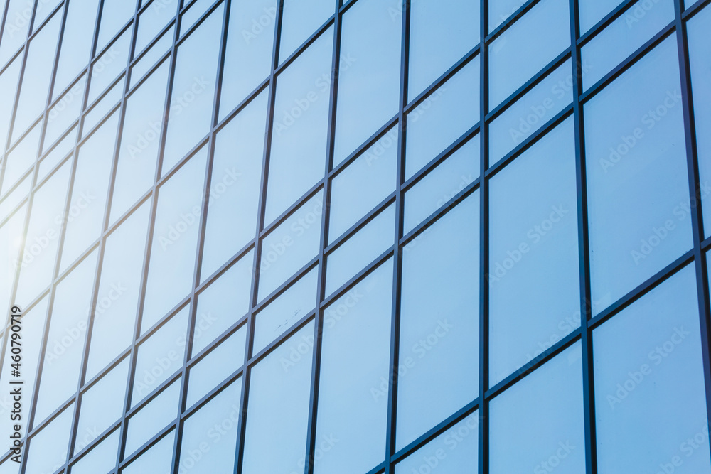 Glass wall. Part of a a skyscraper exterior Glass wall. Part of a a skyscraper exterior
