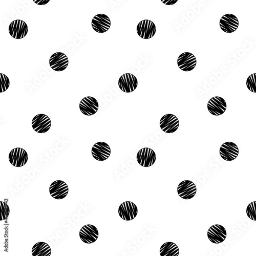 Spotty dotty vector seamless pattern. Perfect to use as background and other end products such as fashion, textiles, stationary, wallpaper, product packaging, gift wrapping, scrapbooking and more.