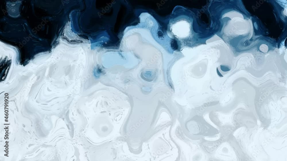 Abstract marble liquid animation. Fluid art. Swirls of marble. Digitally created colorful Liquid marble texture. Marble ink. Colorful Design Texture Marbling Background.	