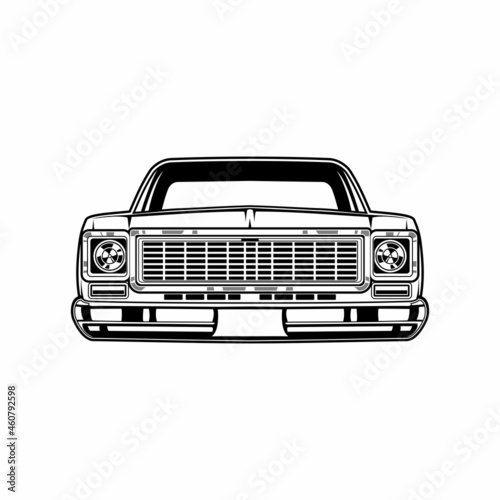 car classic front view © selamet