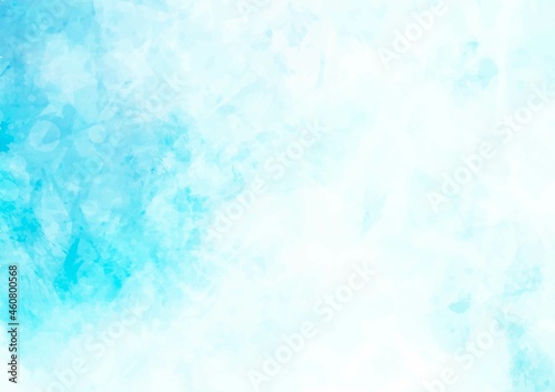 幻想的な水彩の水色テクスチャ背景
