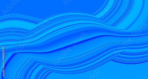 Abstract modern light blue background with fluid bend waves. Innovation technology concept. Luxury backdrop. Screen. Geometric modern digital wallpaper. Water line design. Medicine research. Display.
