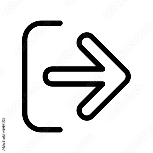 Share Outline Vector Icon Design