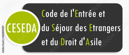Etiquette CESEDA
