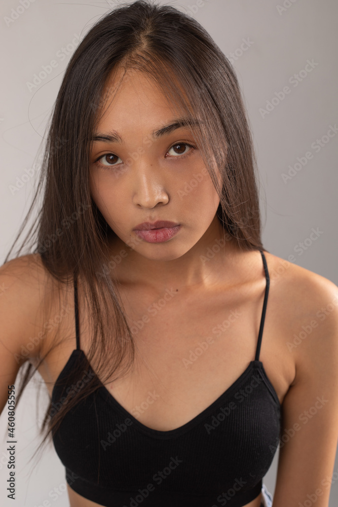 Portrait of attractive asian woman. Model tests. Portrait of attractive asian woman. Model tests.