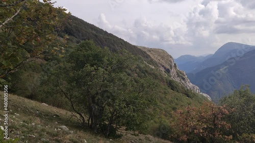 Montagne viste dal pian delle ortiche sul monte Catria photo