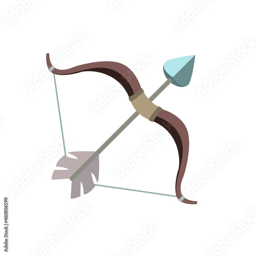 Bow and arrow illustration symbol vector emoji
