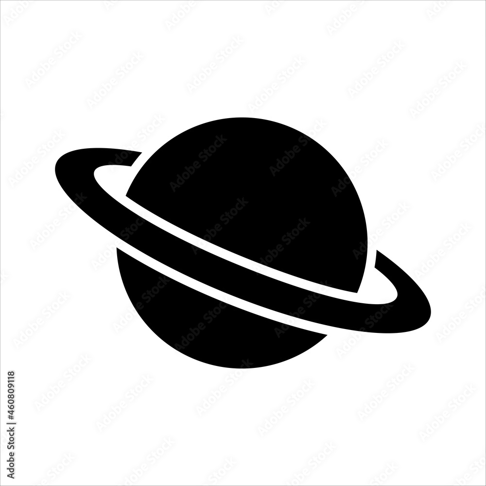 saturn - planet - space icon vector design template saturn - planet - space icon vector design template