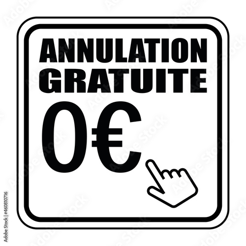 Logo annulation gratuite.
